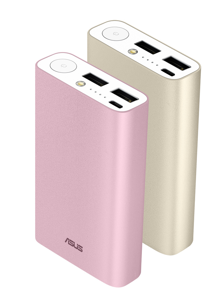 ASUS ZenPower Duo小巧身型蘊藏高達10050mAh超大電量，並配備雙USB設計，可同時替兩個行動裝置充電。