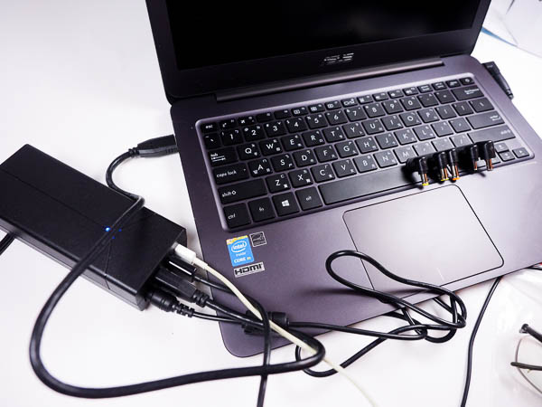 全漢FSP NB H系列《2合一》USB HUB+筆電萬用變壓器-55