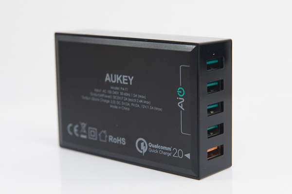 AUKEY 5 Port QC2.0 USB Charger-7