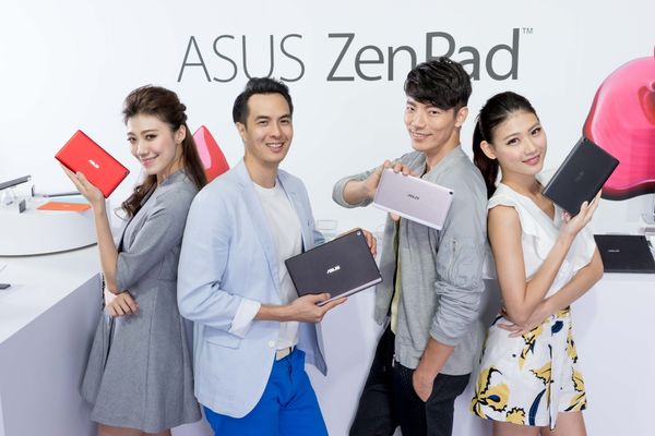 華碩ZenPad系列平板即日起陸續在台上市，要讓消費者搶先享受華碩平板最無與倫比的貼心應用。(產品由左至右依序為：ZenPad C 7.0、ZenPad 10、ZenPad 8.0、ZenPad S 8.0)