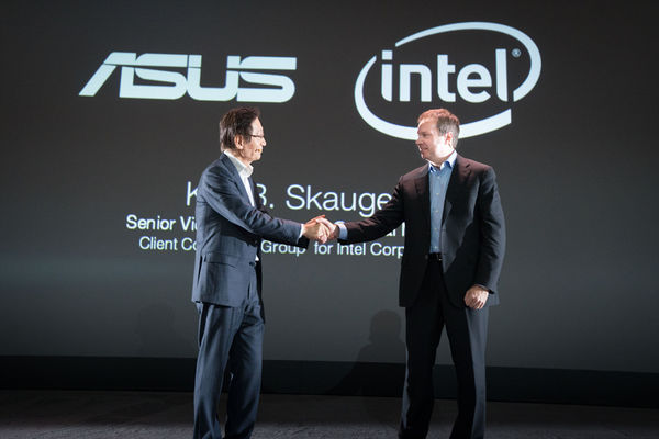Chairman Jonney Shih and  Kirk Skaugen Intel Senior Vice President spoke about the partnership between the two companies