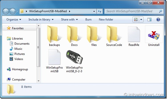 Windows 7和XP的第1步中創建多重引導優盤