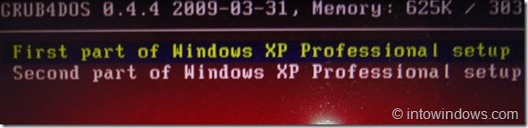 XP安裝畫面